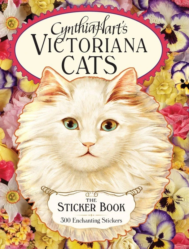 Cynthia Hart's Victoriana Cats: The Sticker Book – Cynthia Hart – boek cover