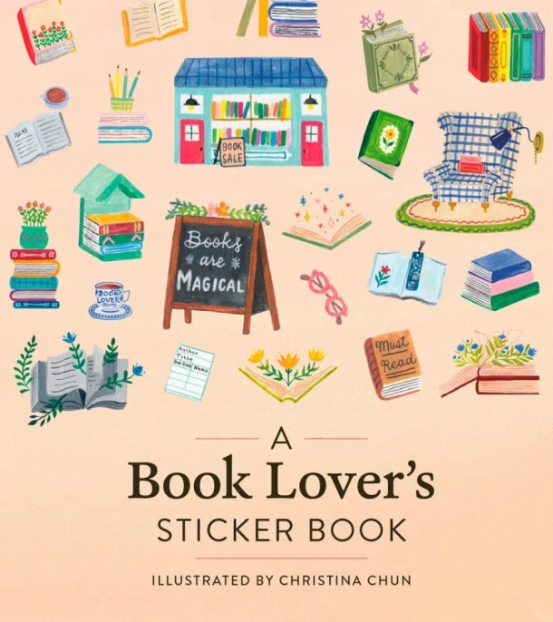 A Book Lover's Sticker Book – Workman Publishing – boek cover