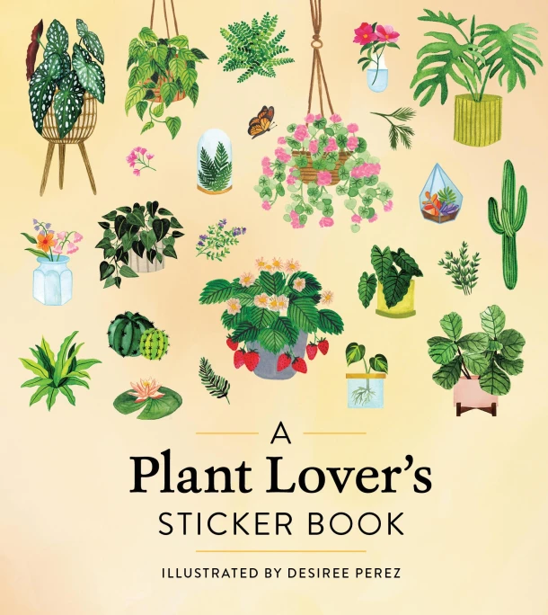 A Plant Lover's Sticker Book – Workman Publishing – boek cover