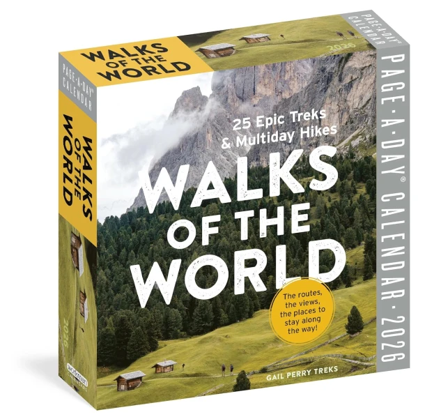 Walks of the World Page-A-Day® Calendar 2026 – Gail Perry Johnston – boek cover