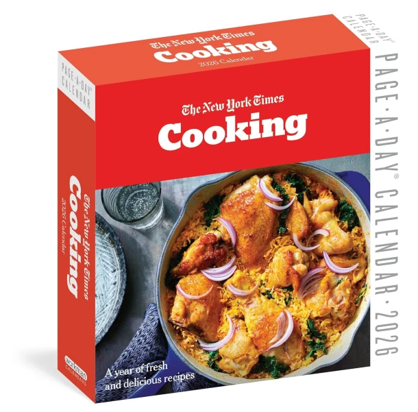 New York Times Cooking Page-A-Day® Calendar 2026 – Workman Calendars – boek cover