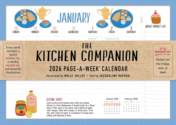 Kitchen Companion Page-A-Week Calendar 2026 – Workman Calendars – boek cover