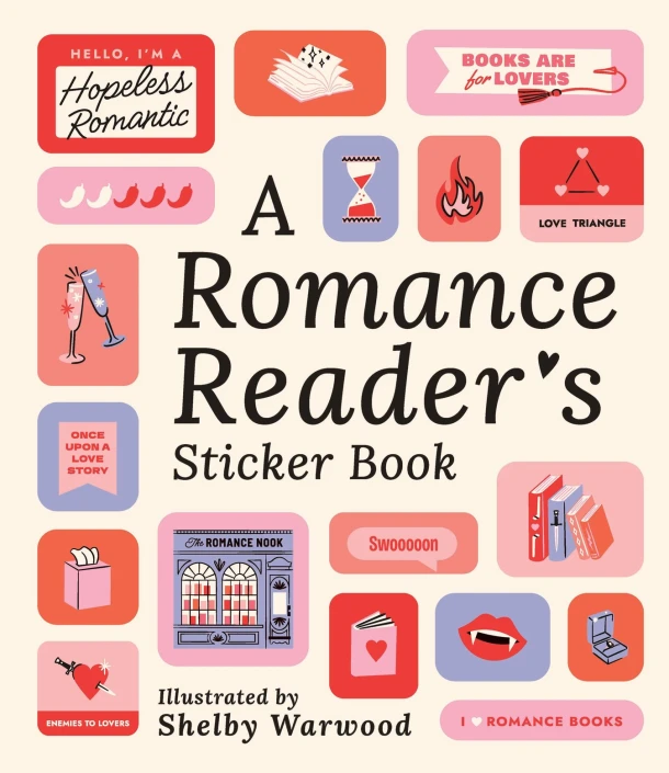 A Romance Reader's Sticker Book – Workman Publishing – boek cover