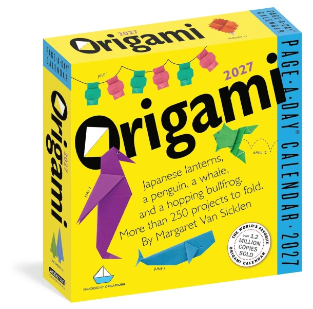 Origami Page-A-Day® Calendar 2027 – Margaret Van Sicklen – boek cover