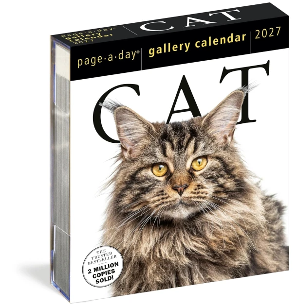 Cat Page-A-Day® Gallery Calendar 2027 – Workman Calendars – boek cover