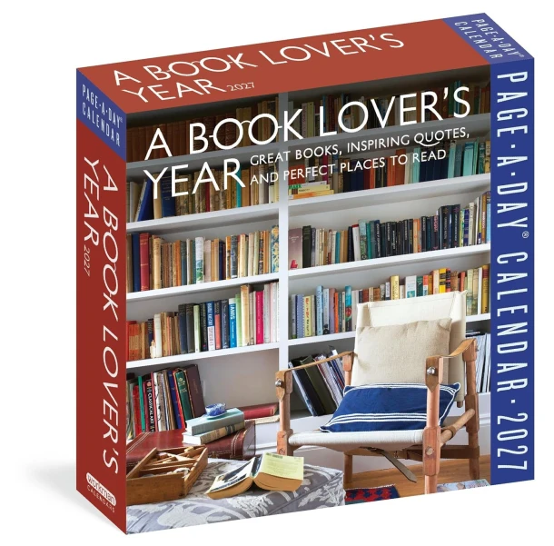 A Book Lover's Year Page-A-Day® Calendar 2027 – Workman Calendars – boek cover