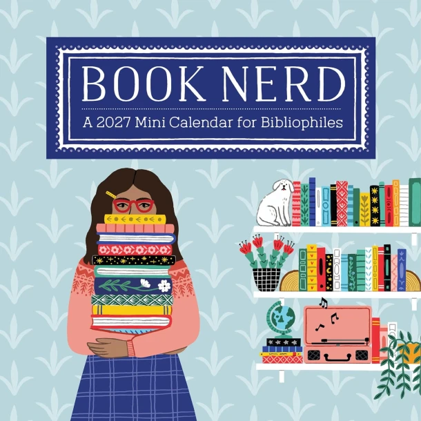 Book Nerd Mini Wall Calendar 2027 – Holly Maguire – boek cover