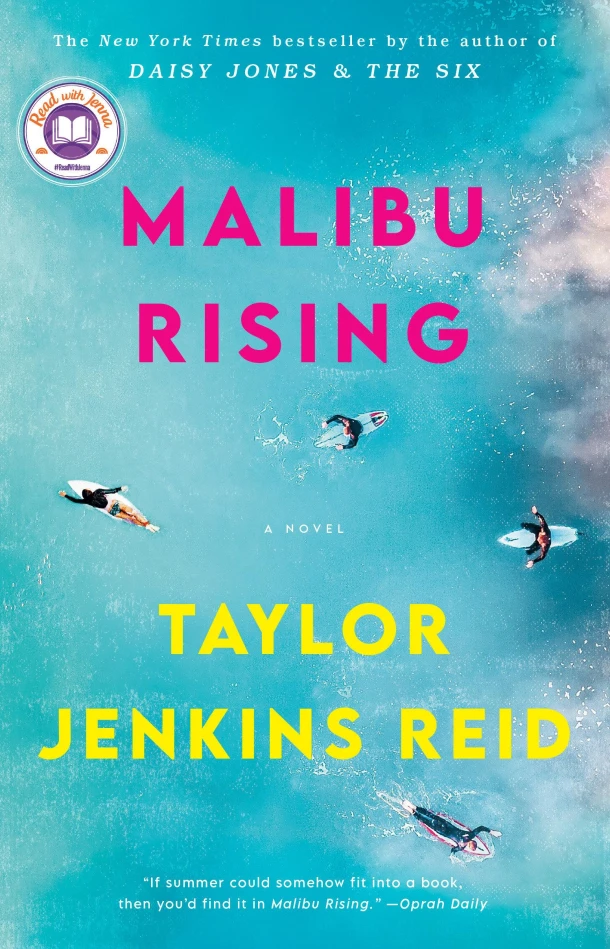 Malibu Rising: A Read with Jenna Pick – Taylor Jenkins Reid – boek cover