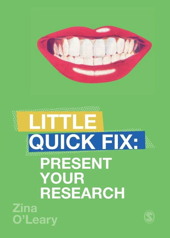 Present Your Research: Little Quick Fix – boek cover
