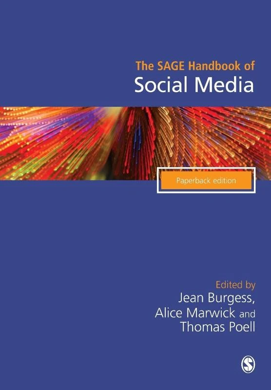 The SAGE Handbook of Social Media – Burgess, Jean – boek cover