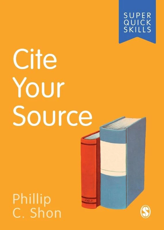 Cite Your Source – Shon, Phillip C. – boek cover