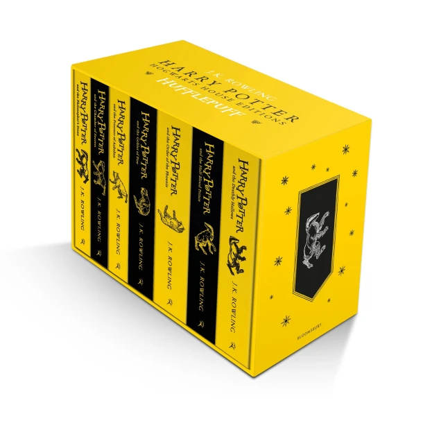 Harry Potter Hufflepuff Hogwarts House Editions Paperback Box Set – J.K. Rowling – boek cover