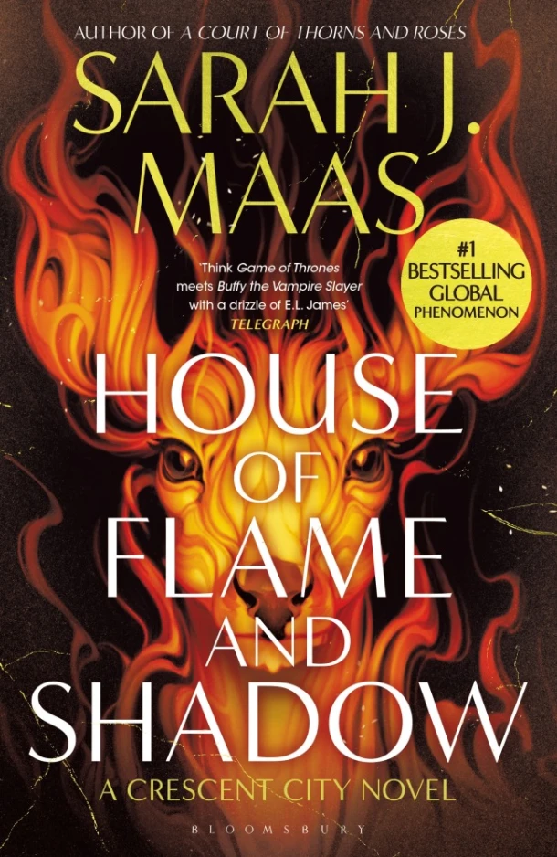 House of Flame and Shadow – Sarah J. Maas – boek cover