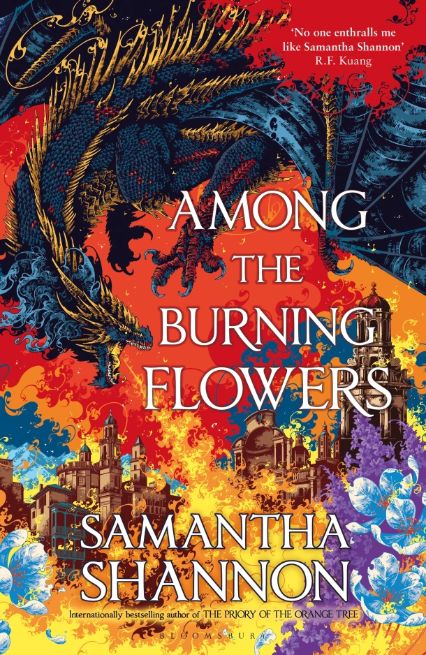 Among the Burning Flowers – Samantha Shannon – boek cover