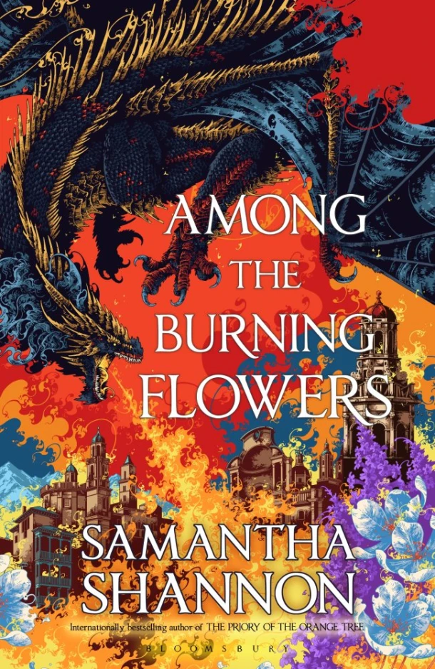 Among the Burning Flowers – Samantha Shannon – boek cover