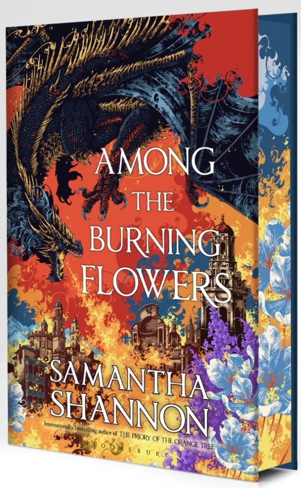 Among the Burning Flowers – Samantha Shannon – boek cover
