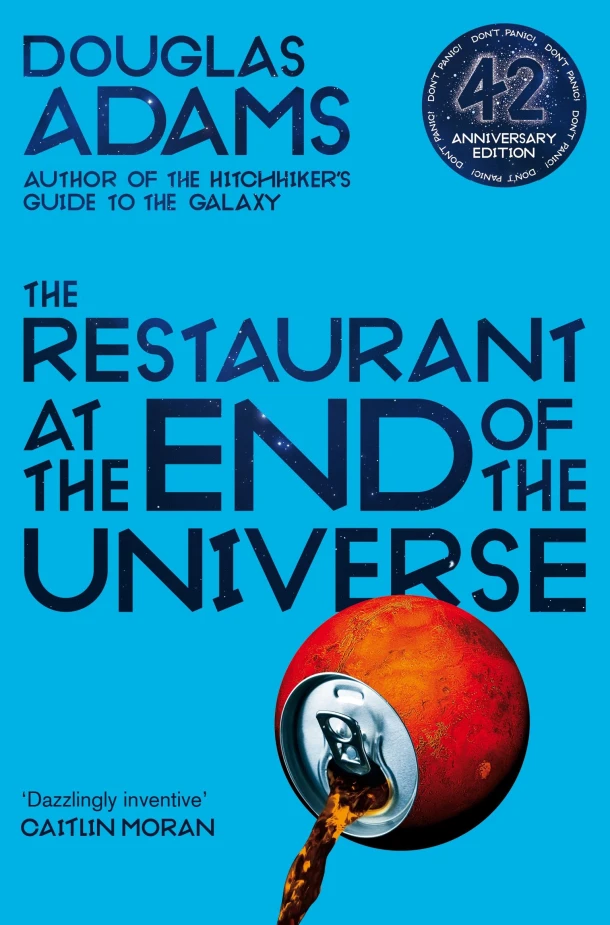 The Restaurant at the End of the Universe – Douglas Adams – boek cover