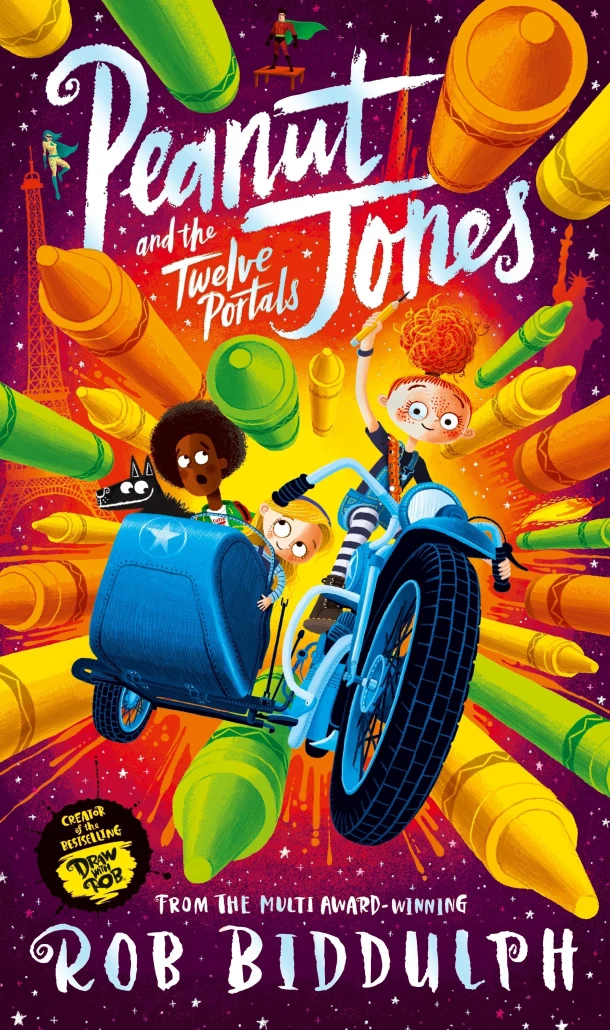 Peanut Jones and the Twelve Portals – Rob Biddulph – boek cover