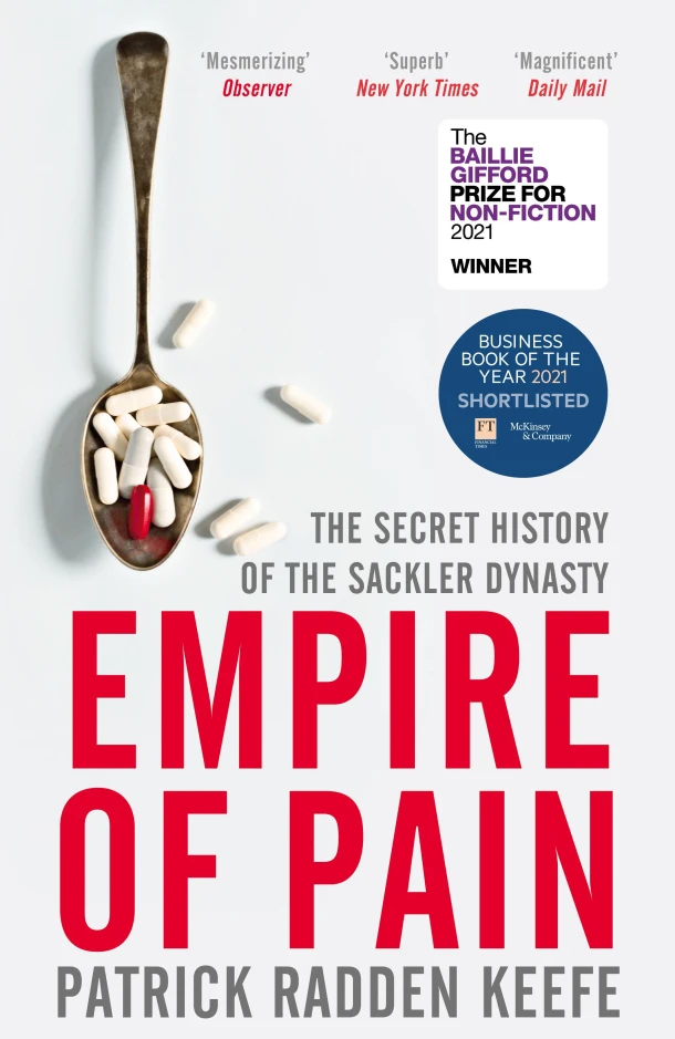 Empire of Pain – Patrick Radden Keefe – boek cover