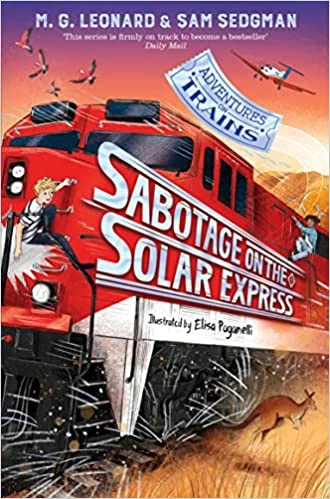 Sabotage on the Solar Express – M. G. Leonard – boek cover
