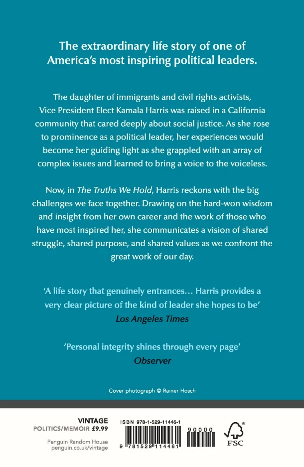 The Truths We Hold – Kamala Harris – boek cover