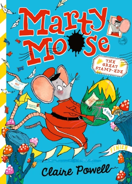 Marty Moose: The Great Stamp-ede – Claire Powell – boek cover