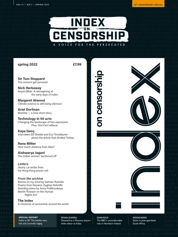 Index at 50 – Steinfeld, Jemimah – boek cover