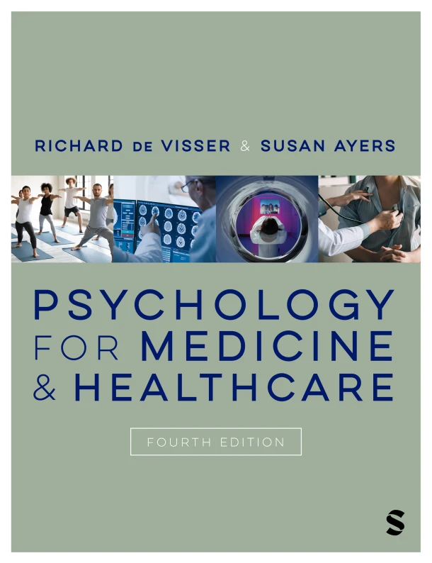 Psychology for Medicine and Healthcare – Richard de Visser – boek cover