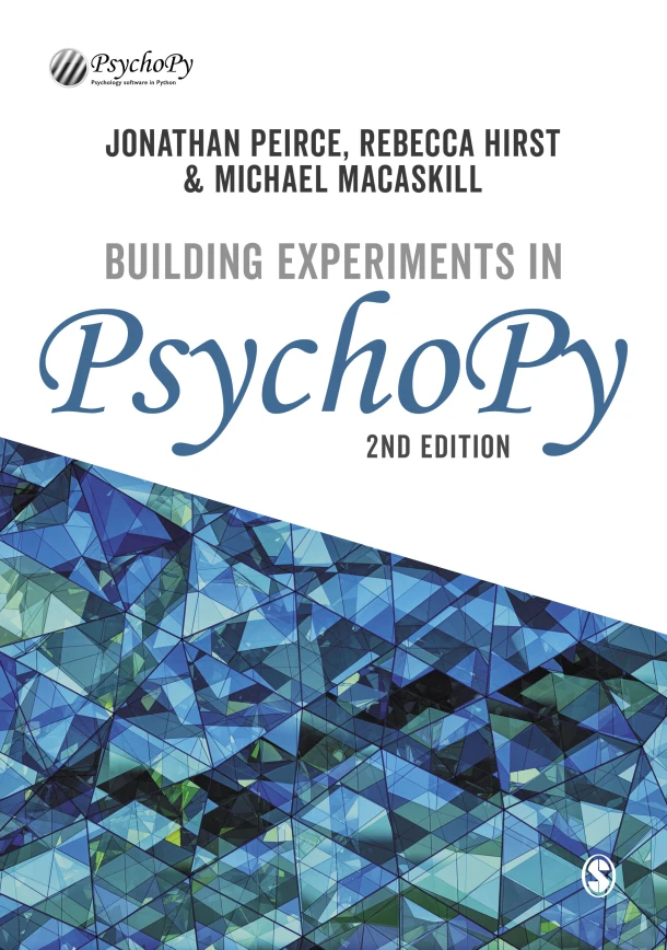 Building Experiments in PsychoPy – boek cover
