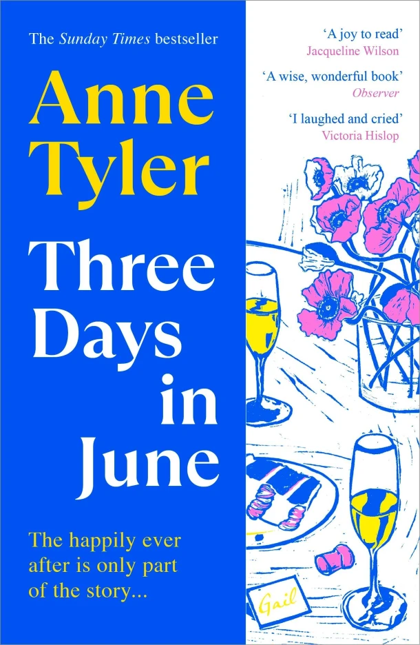 Three Days in June – Anne Tyler – boek cover