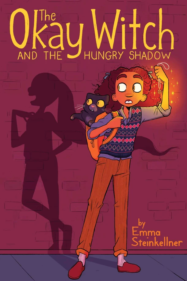 The Okay Witch and the Hungry Shadow – Emma Steinkellner – boek cover