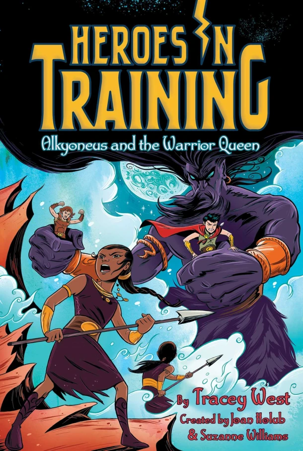Alkyoneus and the Warrior Queen – Joan Holub – boek cover