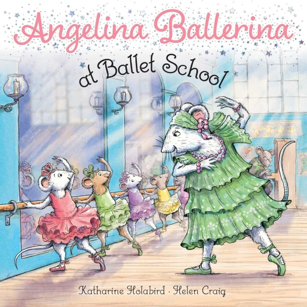 Angelina Ballerina at Ballet School – Katharine Holabird – boek cover