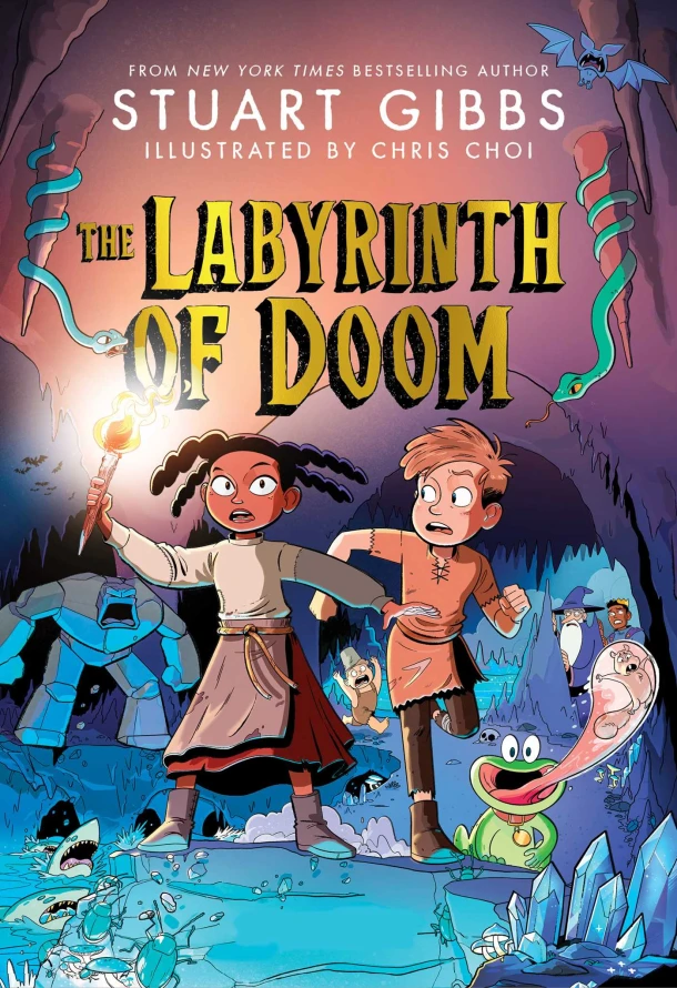 The Labyrinth of Doom – Stuart Gibbs – boek cover