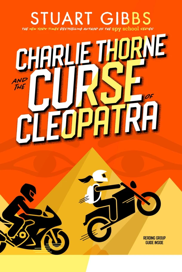 Charlie Thorne and the Curse of Cleopatra – Stuart Gibbs – boek cover