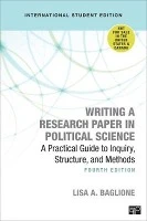 Writing a Research Paper in Political Science - International Student Edition – Baglione – boek cover