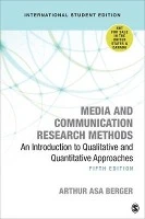 Media and Communication Research Methods - International Student Edition – Berger, Arthur A, – boek cover