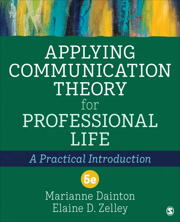 Applying Communication Theory for Professional Life – Dainton, Marianne – boek cover