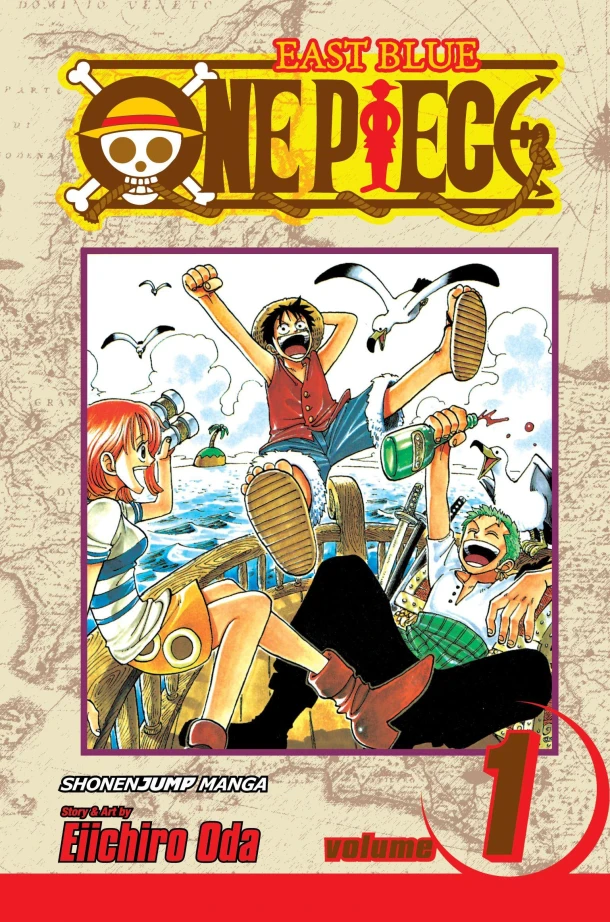 One Piece, Vol. 1 – Eiichiro Oda – boek cover