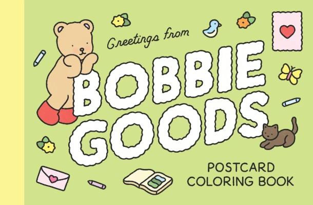 Bobbie Goods Postcard Coloring Book – Bobbie Goods – boek cover