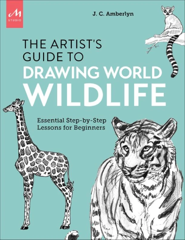 Artist's Guide to Drawing World Wildlife – J.C. Amberlyn – boek cover