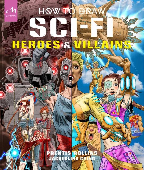 How to Draw Sci-Fi Heroes and Villains – boek cover