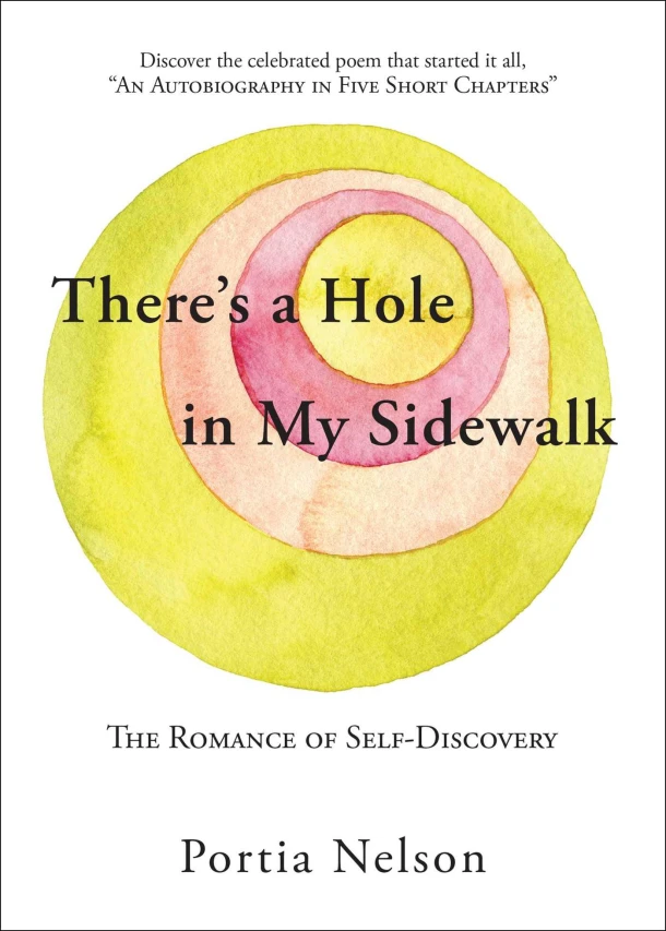 There's a Hole in My Sidewalk – Portia Nelson – boek cover