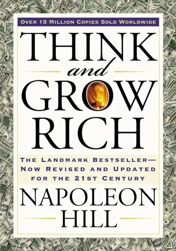 Think and Grow Rich – Napoleon Hill – boek cover