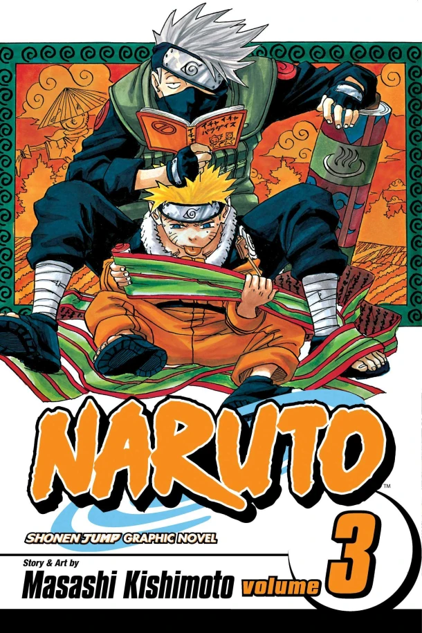 Naruto, Vol. 3 – Masashi Kishimoto – boek cover