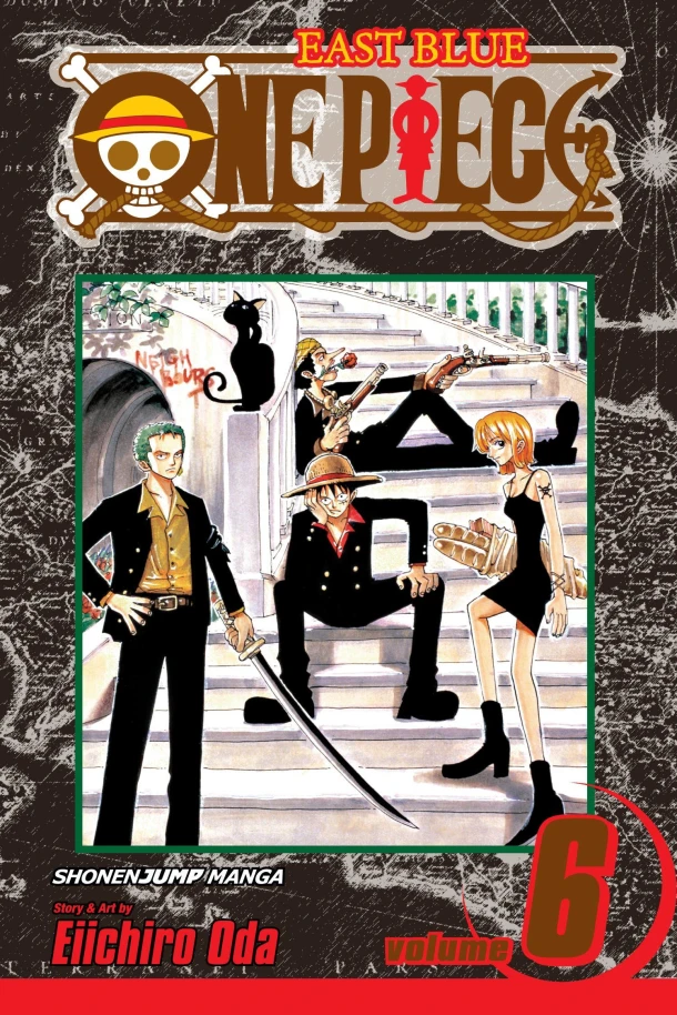 One Piece, Vol. 6 – Eiichiro Oda – boek cover