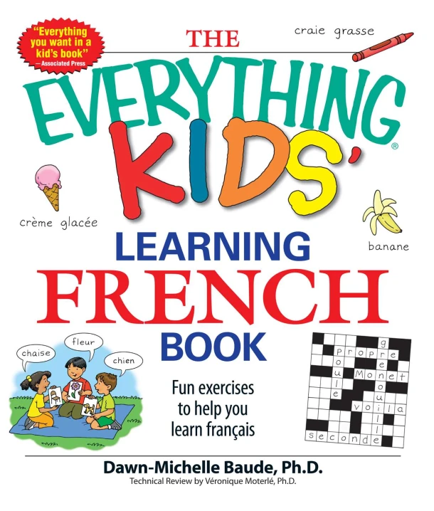 The Everything Kids' Learning French Book – Dawn Michelle Baude – boek cover