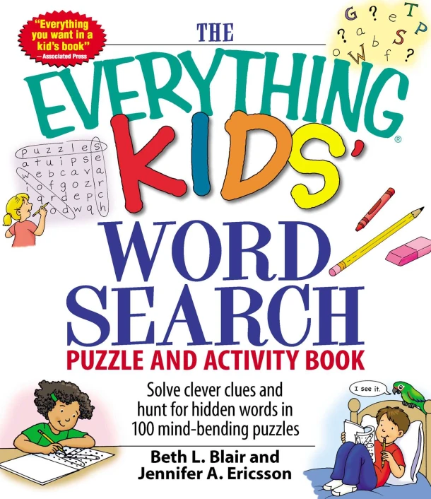 The Everything Kids' Word Search Puzzle and Activity Book – Beth L Blair – boek cover