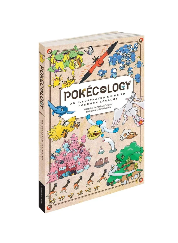 Pokécology an Illustrated Guide to Pokémon Ecology – Pikachu Press – boek cover