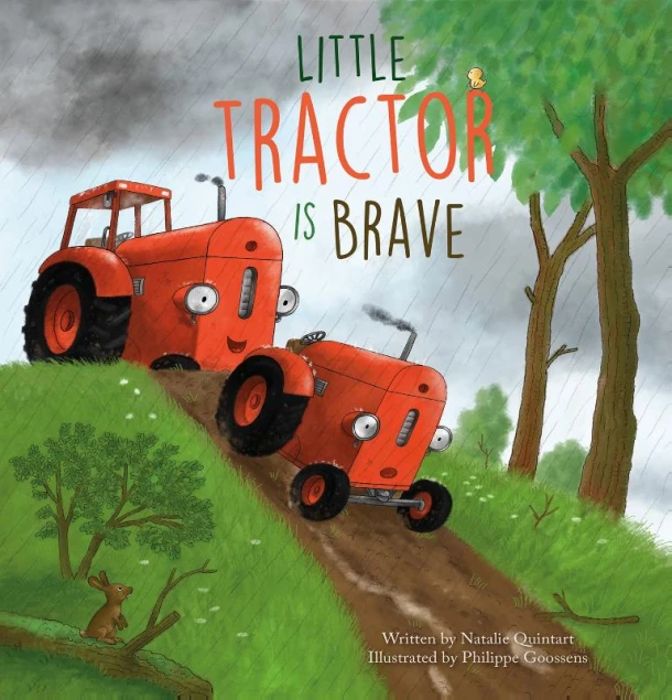 Little Tractor Is Brave – Natalie Quintart – boek cover